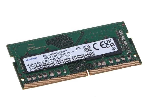 Samsung SO-DIMM 16 GB DDR4 1Rx8 3200MHz PC4-25600 M471A2G43CB2-CWE
