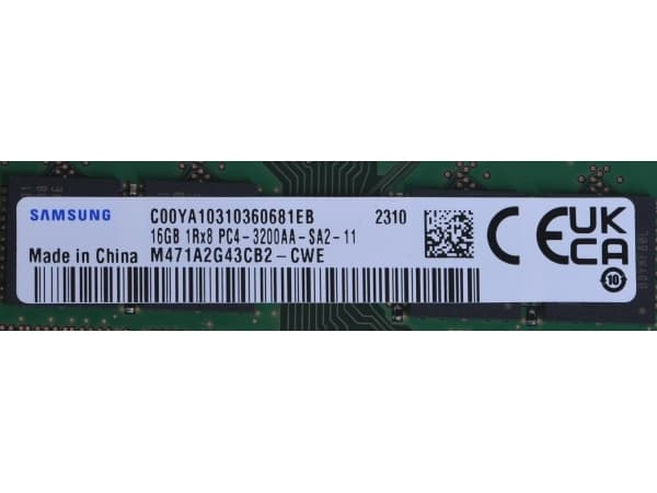 Samsung SO-DIMM 16 GB DDR4 1Rx8 3200MHz PC4-25600 M471A2G43CB2-CWE