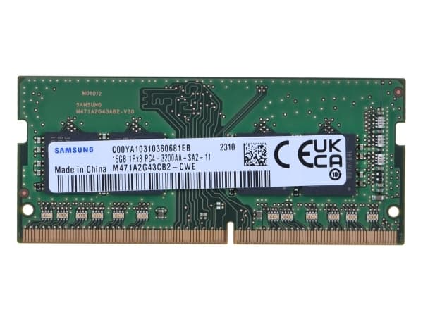 Samsung SO-DIMM 16 GB DDR4 1Rx8 3200MHz PC4-25600 M471A2G43CB2-CWE