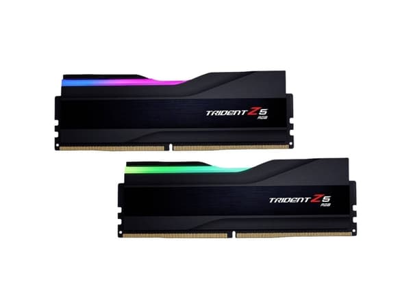 G.Skill Trident Z5 RGB - DDR5 - Sarja - 64 Gt: 2 x 32 Gt - DIMM 288-PIN - 5600 MHz / PC5-44800 - CL28 - 1,35 V - puskuroimaton - ei-ECC - mattamusta