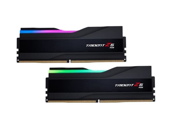G.Skill Trident Z5 RGB - DDR5 - Sarja - 64 Gt: 2 x 32 Gt - DIMM 288-PIN - 5600 MHz / PC5-44800 - CL28 - 1,35 V - puskuroimaton - ei-ECC - mattamusta