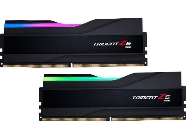 G.Skill Trident Z5 RGB - DDR5 - Sarja - 64 Gt: 2 x 32 Gt - DIMM 288-PIN - 5600 MHz / PC5-44800 - CL28 - 1,35 V - puskuroimaton - ei-ECC - mattamusta