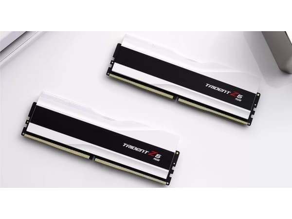 G.Skill Trident Z5 RGB - DDR5 - sats - 48 GB: 2 x 24 GB - DIMM 288-pin - 7200 MHz / PC5-57600 - CL36 - 1.35 V - ej buffrad - on-die ECC - matt vit