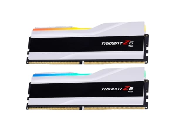 G.Skill Trident Z5 RGB - DDR5 - sats - 48 GB: 2 x 24 GB - DIMM 288-pin - 7200 MHz / PC5-57600 - CL36 - 1.35 V - ej buffrad - on-die ECC - matt vit