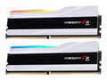 Miniatyrbild 1 av 5: G.Skill Trident Z5 RGB - DDR5 - sats - 48 GB: 2 x 24 GB - DIMM 288-pin - 7200 MHz / PC5-57600 - CL36 - 1.35 V - ej buffrad - on-die ECC - matt vit
