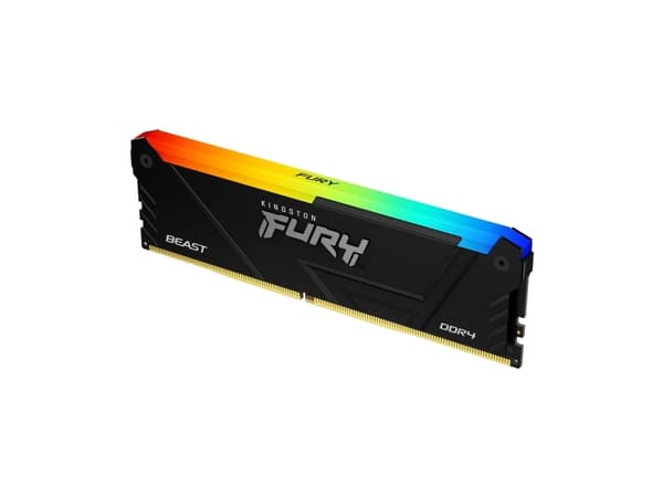 Kingston Technology FURY Beast RGB, 32 GB, 4 x 8 GB, DDR4, 3600 MHz, 288-pin DIMM