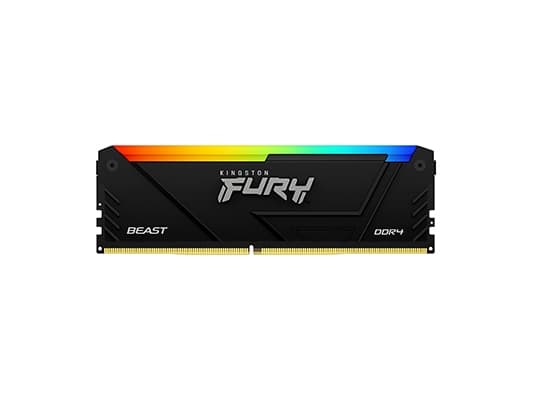 Kingston Technology FURY Beast RGB, 32 GB, 4 x 8 GB, DDR4, 3600 MHz, 288-pin DIMM