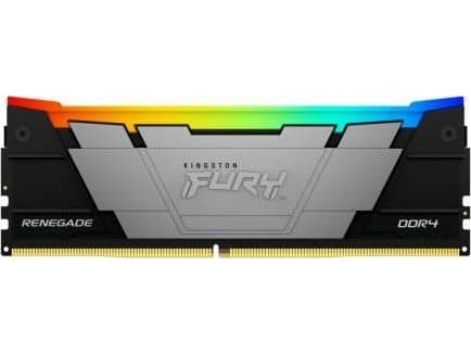 Kingston FURY Renegade RGB - DDR4 - sett - 16 GB: 2 x 8 GB - DIMM 288-pin - 1800 MHz / PC4-28800 - CL16 - 1.35 V - ikke-bufret - ikke-ECC - svart
