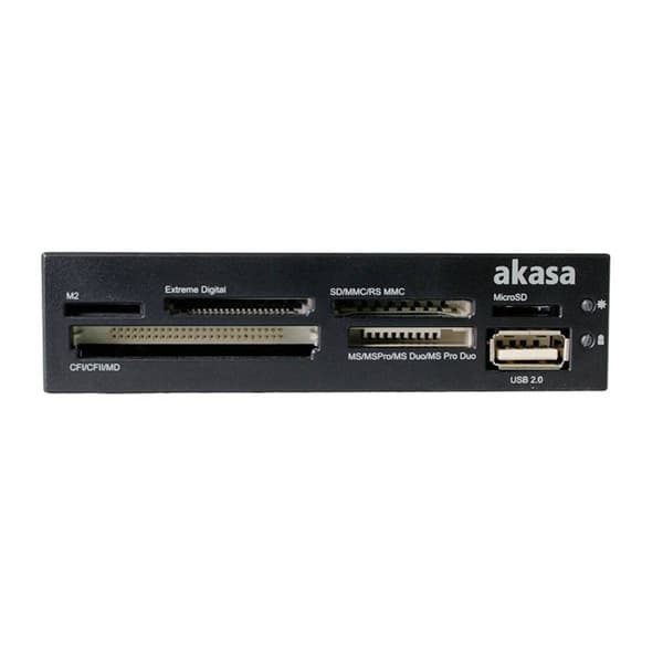 Akasa AK-ICR-07 Minneskortläsare intern USB 2.0 Svart