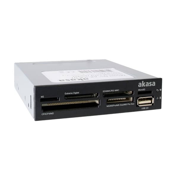 Akasa AK-ICR-07 Minneskortläsare intern USB 2.0 Svart