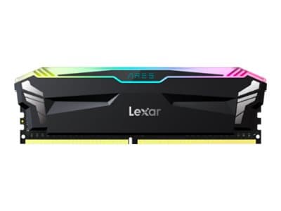 Lexar ARES RGB - DDR4 - sarja - 32 GB: 2 x 16 GB - DIMM 288-PIN - 4000 MHz / PC4-32000 - CL18 - 1,4 V - musta