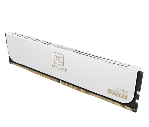 T-CREATE EXPERT - DDR5 - sett - 32 GB: 2 x 16 GB - DIMM 288-pin - 3000 MHz / PC5-48000 - CL30 - 1.35 V - ikke-bufret - on-die ECC - hvit