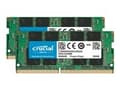 Miniatyrbilde 1 av 3: Crucial DDR4 64GB-sett 3200MHz CL22 ikke-ECC SO-DIMM 260-PIN