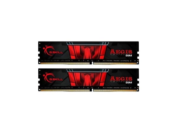 G.Skill Aegis F4-3200C16D-32GIS, 32 GB, 2 x 16 GB, DDR4, 3200 MHz, 288-pin DIMM