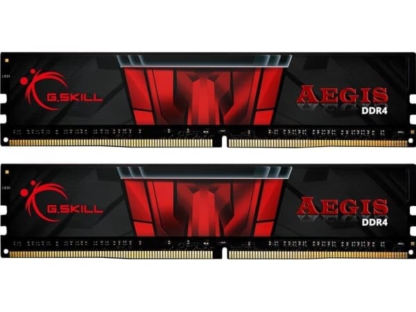 G.Skill Aegis F4-3200C16D-32GIS, 32 GB, 2 x 16 GB, DDR4, 3200 MHz, 288-pin DIMM