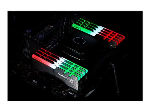 G.Skill TridentZ RGB Series - DDR4 - sett - 32 GB: 2 x 16 GB - DIMM 288-pin - 4000 MHz / PC4-32000 - CL18 - 1.4 V - ikke-bufret - ikke-ECC