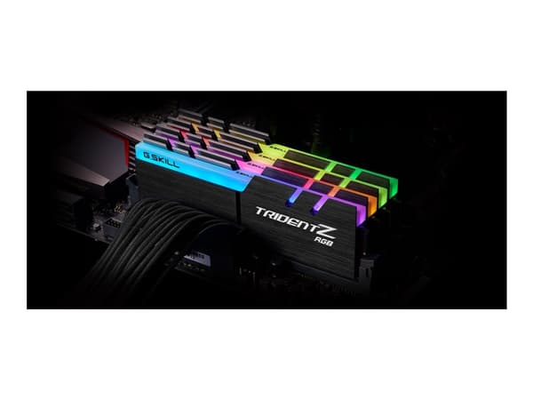 G.Skill TridentZ RGB Series - DDR4 - sett - 32 GB: 2 x 16 GB - DIMM 288-pin - 4000 MHz / PC4-32000 - CL18 - 1.4 V - ikke-bufret - ikke-ECC