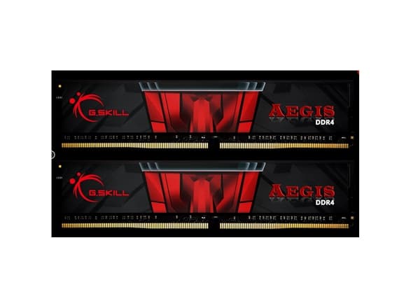 G.Skill AEGIS - DDR4 - Sarja - 16 Gt: 2 x 8 Gt - DIMM 288-PIN - 3200 MHz / PC4-25600 - CL16 - 1,35 V - puskuroimaton - ei-ECC