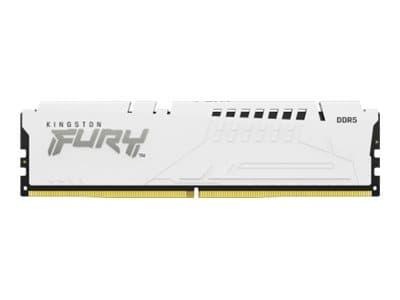 Kingston FURY Beast - DDR5 - sett - 32 GB: 2 x 16 GB - DIMM 288-pin - 6400 MHz / PC5-51200 - CL32 - 1.4 V - ikke-bufret - on-die ECC - hvit