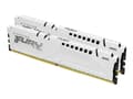 Miniatyrbild 1 av 5: Kingston FURY Beast - DDR5 - sats - 64 GB: 2 x 32 GB - DIMM 288-pin - 6000 MHz / PC5-48000 - CL30 - 1.4 V - ej buffrad - on-die ECC - vit