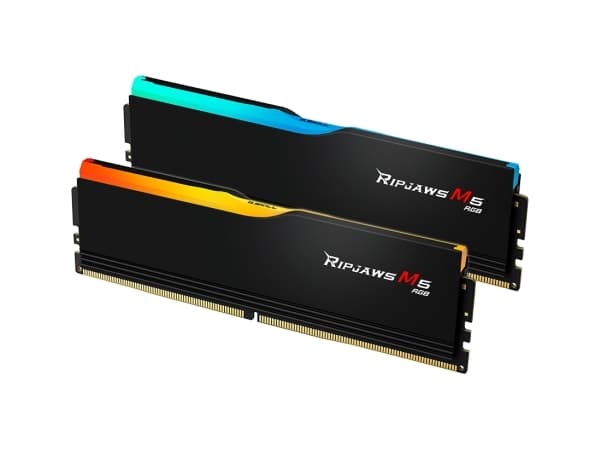 G.Skill Ripjaws M5 RGB F5-5200J4040A32GX2-RM5RK, 64 GB, 2 x 32 GB, DDR5, 5200 MHz, 288-pin DIMM