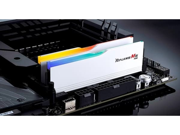 G.Skill Ripjaws M5 RGB F5-6000J3040G32GX2-RM5RW - DDR5 - sett - 64 GB: 2 x 32 GB - DIMM 288-pin - 1500 MHz / PC5-24000 - CL30 - 1.4 V - ikke-bufret -