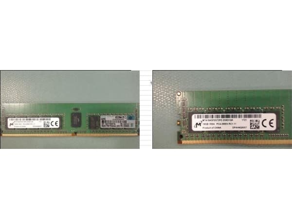 HPE - DDR4 - modul - 16 GB - DIMM 288-pin - 2666 MHz / PC4-21300 - 1.2 V - registrert - ECC