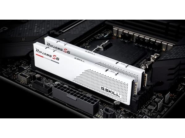 G.Skill Ripjaws S5 F5-6000J3644F16GX2-RS5W, 32 GB, 2 x 16 GB, DDR5, 6000 MHz, 288-pin DIMM