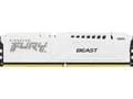 Miniatyrbild 2 av 2: Kingston FURY Beast - DDR5 - modul - 16 GB - DIMM 288-pin - 6000 MHz / PC5-48000 - CL30 - 1.4 V - ej buffrad - on-die ECC - vit