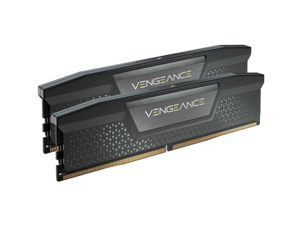 CORSAIR Vengeance - DDR5 - sett - 64 GB: 2 x 32 GB - DIMM 288-pin - 6000 MHz / PC5-48000 - CL38 - 1.35 V - svart