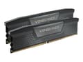 Miniatyrbilde 1 av 5: CORSAIR Vengeance - DDR5 - sett - 64 GB: 2 x 32 GB - DIMM 288-pin - 6000 MHz / PC5-48000 - CL38 - 1.35 V - svart