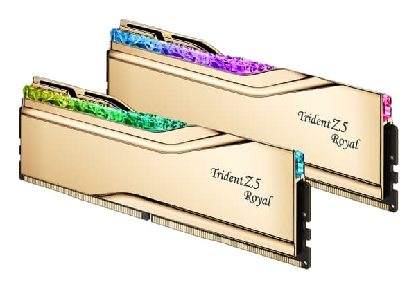 G.Skill Trident Z5 Royal, 48 GB, 2 x 24 GB, DDR5, 8000 MHz, 288-pin DIMM