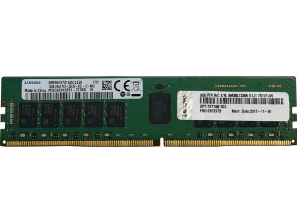 Lenovo TruDDR4 - DDR4 - modul - 64 GB - LRDIMM 288-stifts - 2666 MHz / PC4-21300 - 1.2 V - Load-Reduced - ECC - för ThinkSystem SE350 7D1R, 7D1X, 7Z4