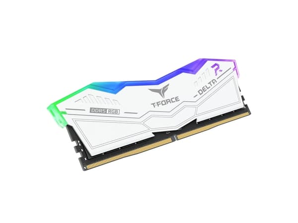 Team Group DELTA FF4D532G6400HC32ADC01, 32 GB, 2 x 16 GB, DDR5, 6400 MHz, 288-pin DIMM, Hvit