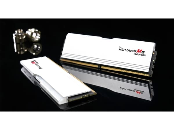 G.Skill Ripjaws M5 RGB F5-6000J3636F16GX2-RM5NRW, 32 GB, 2 x 16 GB, DDR5, 6000 MHz, 288-pin DIMM