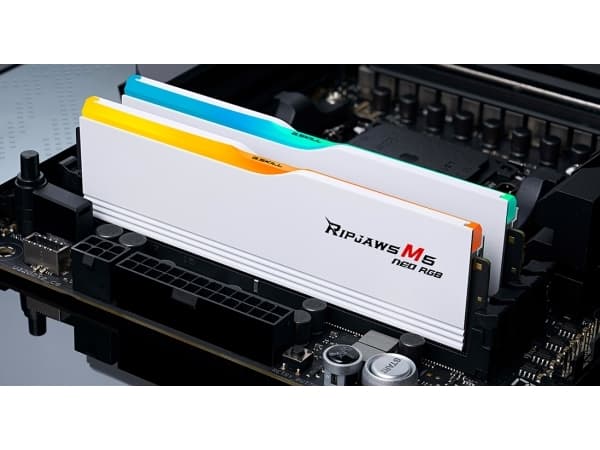 G.Skill Ripjaws M5 RGB F5-6000J3636F16GX2-RM5NRW, 32 GB, 2 x 16 GB, DDR5, 6000 MHz, 288-pin DIMM