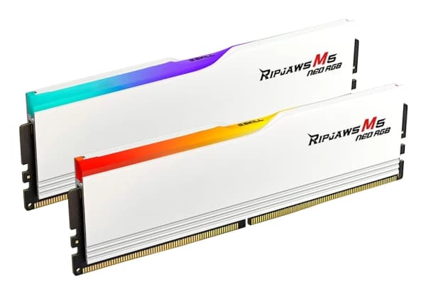 G.Skill Ripjaws M5 RGB F5-6000J3636F16GX2-RM5NRW, 32 GB, 2 x 16 GB, DDR5, 6000 MHz, 288-pin DIMM