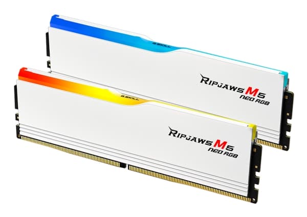G.Skill Ripjaws M5 RGB F5-6000J3636F16GX2-RM5NRW, 32 GB, 2 x 16 GB, DDR5, 6000 MHz, 288-pin DIMM
