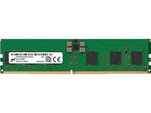 Micron - DDR5 - moduuli - 16 Gt - DIMM 288-PIN - 5600 MHz / PC5-44800 - CL46 - rekisteröitynä