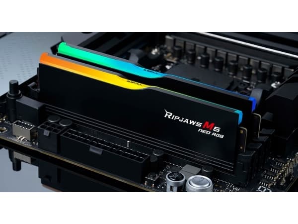 DIMM 96 GB DDR5-6000 (2x 48 GB) dobbeltsett (svart, F5-6000J3036F48GX2-RM5NRK, Ripjaws M5 Neo, AMD EXPO)