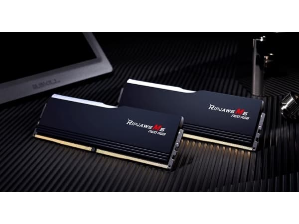 DIMM 96 GB DDR5-6000 (2x 48 GB) dobbeltsett (svart, F5-6000J3036F48GX2-RM5NRK, Ripjaws M5 Neo, AMD EXPO)