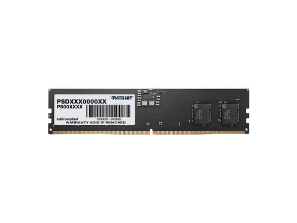 Patriot Memory Signature PSD516G4800K, 16 GB, 2 x 8 GB, DDR5, 4800 MHz, 288-pin DIMM