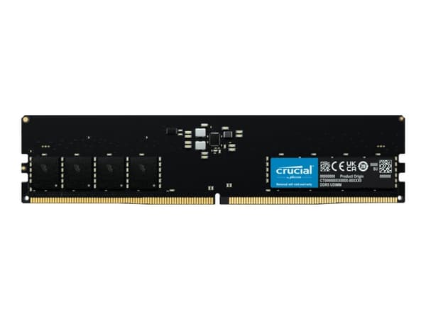 Crucial - DDR5 - modul - 64 GB - DIMM 288-pin - 1400 MHz / PC5-44800 - CL46 - 1.1 V - ej buffrad - on-die ECC - svart