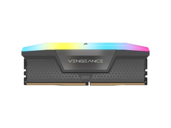 CORSAIR Vengeance RGB - DDR5 - modul - 16 GB - DIMM 288-PIN - 3000 MHz / PC5-48000 - CL36 - sortera