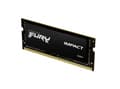 Miniatyrbilde 4 av 4: Kingston FURY Impact - DDR4 - modul - 8 GB - SO DIMM 260-pin - 3200 MHz / PC4-25600 - CL20 - 1.2 V - ikke-bufret - ikke-ECC - svart