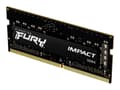 Miniatyrbilde 1 av 4: Kingston FURY Impact - DDR4 - modul - 8 GB - SO DIMM 260-pin - 3200 MHz / PC4-25600 - CL20 - 1.2 V - ikke-bufret - ikke-ECC - svart