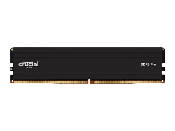 Crucial Pro - DDR5 - sett - 128 GB: 2 x 64 GB - DIMM 288-pin - 2800 MHz / PC5-44800 - CL46 - 1.1 V - ikke-bufret - on-die ECC - svart