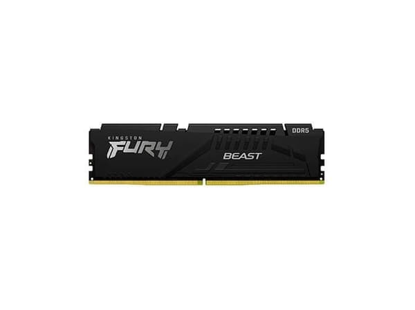 Kingston Technology FURY Beast , 16 GB, 1 x 16 GB, DDR5, 2600 MHz, 288-pin DIMM, Sort