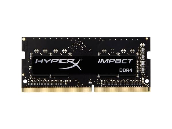 Kingston FURY Impact - DDR4 - modul - 16 GB - SO DIMM 260-pin - 3200 MHz / PC4-25600 - CL20 - 1.2 V - ikke-bufret - ikke-ECC - svart