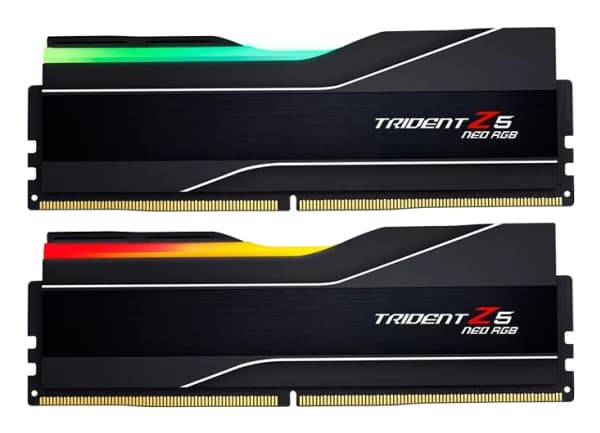 G.Skill Trident Z5 Neo RGB F5-6000J2636H32GX2-TZ5NRW, 64 GB, 2 x 32 GB, DDR5, 6000 MHz
